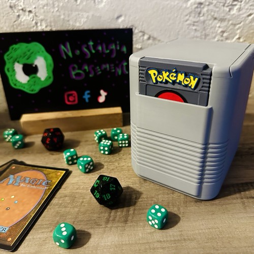 GameBoy Deck Box MTG Pokemon YuGiOh Lorcana Commander EDH - Picture 4 of 5