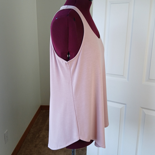 3X Cream Mauve Scoop Neck Round Hem Tank Top Zenana Plus size comfy cool - 第 7/13 張圖片