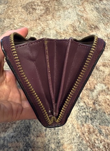 Kate Spade Grove Street Neda Damen-Geldbörse mit umlaufendem Reißverschluss Pflaume/Burgund - Bild 12 von 13