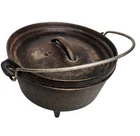 Vintage #8 Cast Iron Dutch Oven Bean Pot 3 Leg  Marked Made In USA CO H