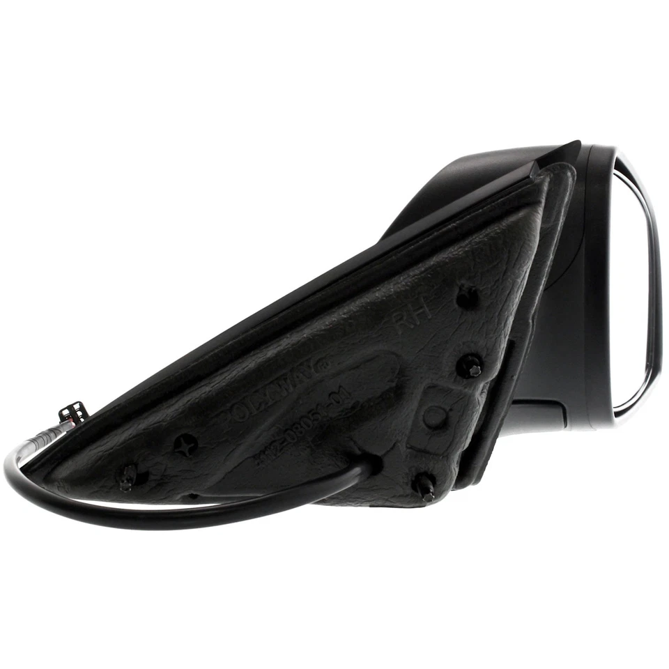 Power Mirror 适用于 2008 - 2012 雪佛兰迈锐宝右手手动折叠纹理黑色 — 第 3/4 张图片