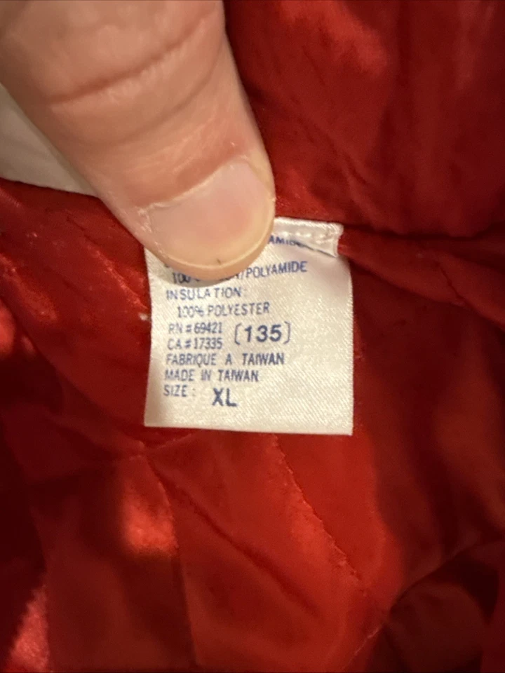 Винтажная футбольная куртка Cornell University Cornell Reebok размер XL - Изображение 3 из 4