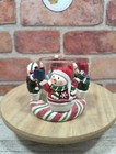 Yankee Candle Christmas Snowmen Circle Resin Tea Light Candle Holder