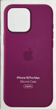 Original Apple Silicone Case with MagSafe For iPhone 16 Pro Max - Fuchsia
