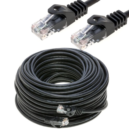 15 ft Cat5e Ethernet Cable RJ45 UTP Network Patch Cord for Gaming XBOX PS4 Black - Picture 7 of 7