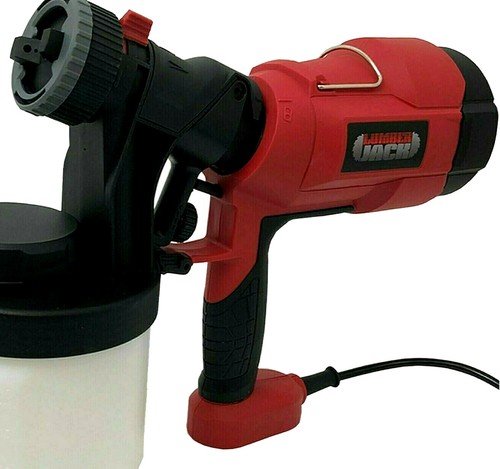 Pistola spray vernice HVLP elettrica 500 W palmare per recinzioni pareti e soffitti - Foto 12 di 12