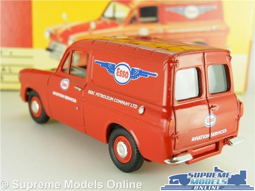 FORD ANGLIA MODEL VAN ESSO PETROL OIL 1:43 VANGUARDS VA4008 RED DELIVERY K8 - Picture 3 of 4