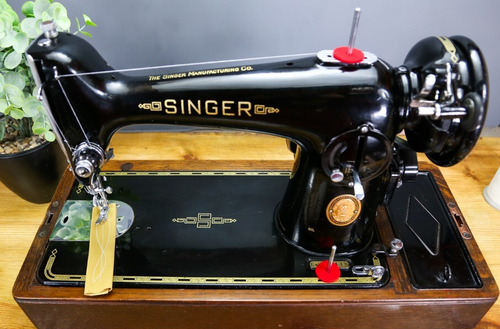 Stunning Vintage 1953 Singer 201k Electric Heavy Duty Sewing Machine + Warranty - Picture 2 of 15