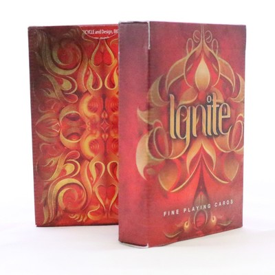 Poker Magic Tricks New Ellusionist Fathom SET of Playing Cards Deck Ignite