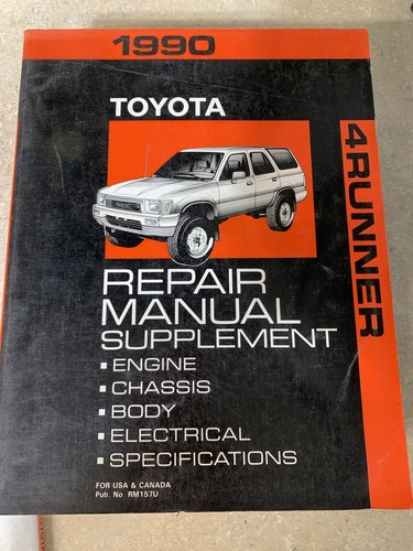 Toyota 4Runner 1990 taller de servicio manual de reparación 1, 2, suplemento, eléctrico, fabricante de equipos originales - Imagen 13 de 18