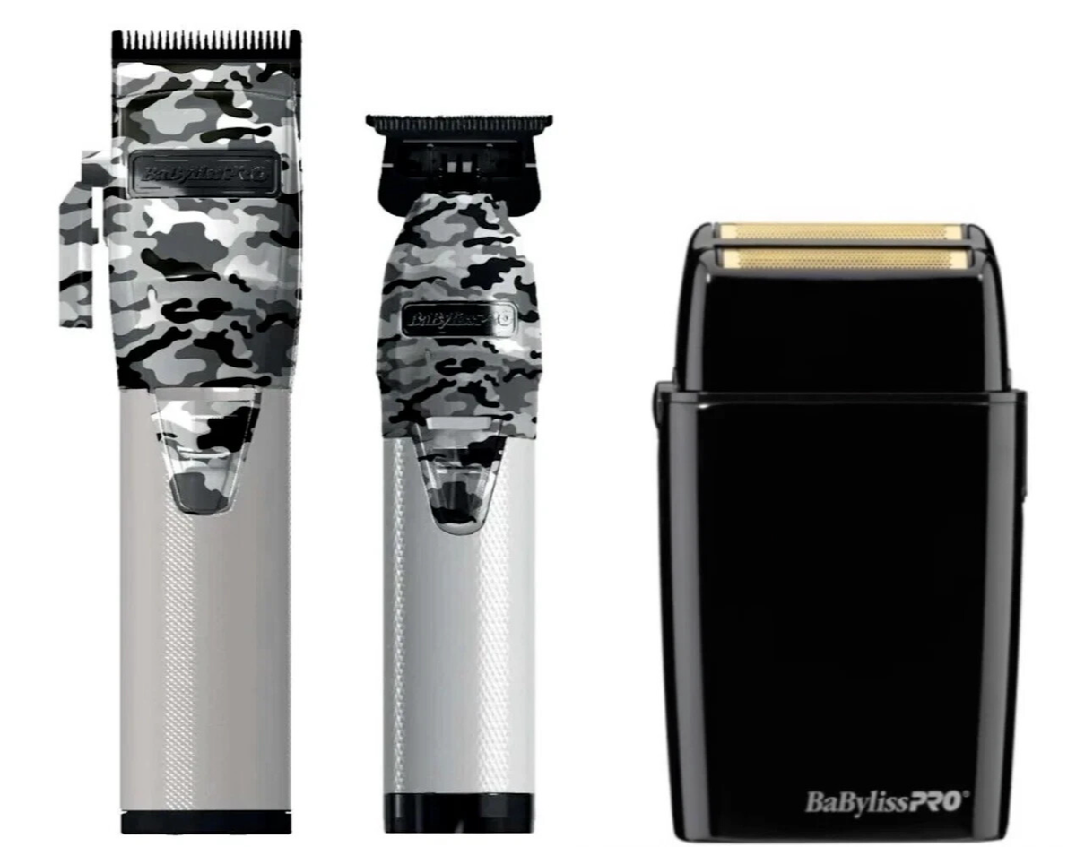 バリカンセット W MARK BaByliss PRO 4D SHAVER BabylissPro FXOne Limited Edition Shaver Matte Blue (TOOL