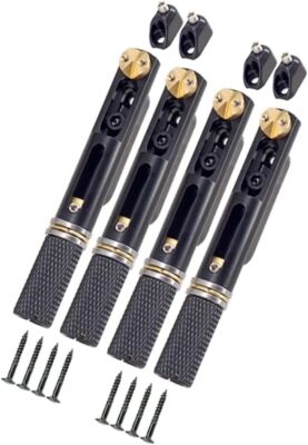 Headless Guitar Bridge 1 Set 1/2/4/5/6/7/8 Strings Guitar Bridge with Nut and