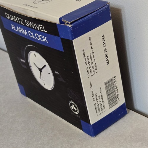 Quartz Swivel Alarm Clock United Farmers Coop Ashton George Allendorf IA NEW - Picture 9 of 10