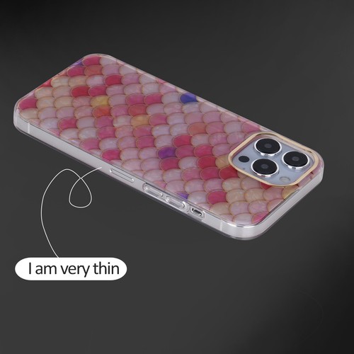 Case For iPhone 13 14 Pro 15 16 Pro Max Mermaid Design Silicone Hard Phone Cover - Picture 11 of 34