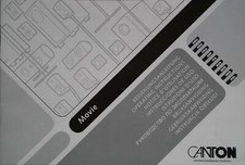 Canton Owner Manual Guide Book for Home Cinema Theater System Canton loudspeake