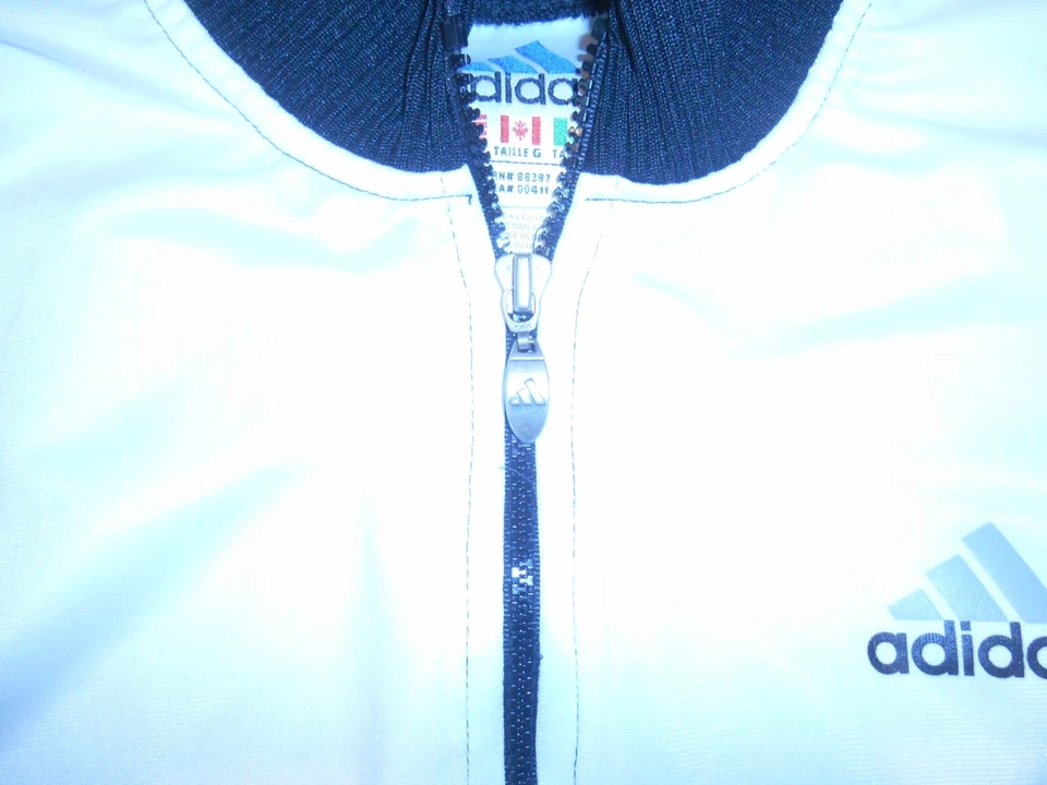 Vintage ADIDAS Shadow Light Track Jacket MENS Lg ADI-COLOR Trefoil dmc Superstar - Image 3 of 4