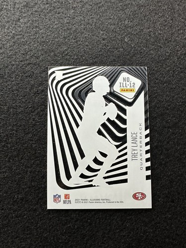 2021 Panini Illusions Trey Lance Illusionist Acetate Insert ILL-12 - Picture 2 of 2