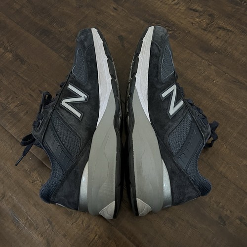 New Balance 990v5 Made In USA Navy Silver Running Sneakers W990NV5 Women’s 9.5 - Picture 6 of 8