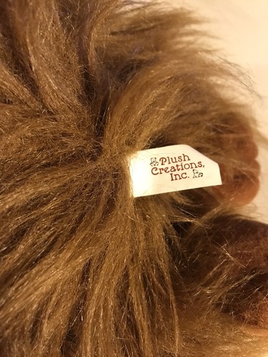 Vintage Plush Creations 1988 Orangutan Stuffed Animal Long Hair Happy Halloween - Picture 4 of 5