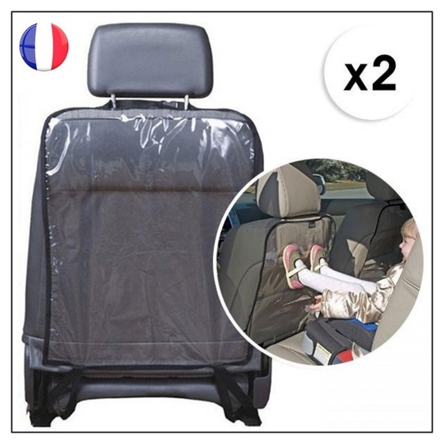 2 Protezione Cover Schienale Dietro Sedile Auto Auto Bambino Bebè Nuovo - Foto 2 di 6
