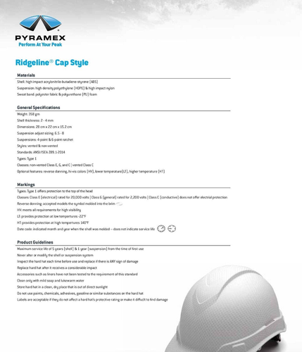 GORRA DE GRAFITO RIDGELINE ESTILO NEGRO PROTECTOR CONSTRUCCIÓN SOMBRERO DURO 4 PUNTOS TRINQUETE - Imagen 7 de 7
