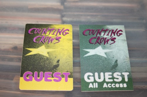 Counting Crows - 2x Backstage Pass - Unused - FREE SHIPPING - lot#07