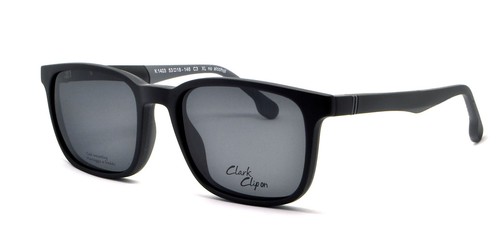 montatura da vista clip-on da sole magnetici polarizzati uomo Clark K1403 grandi - Foto 9 di 13