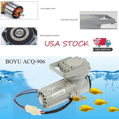 60W Aerator Membrane, Air And Water Pump DC12V Quite Aquarium Pond Hydroponics - Picture 1 of 11