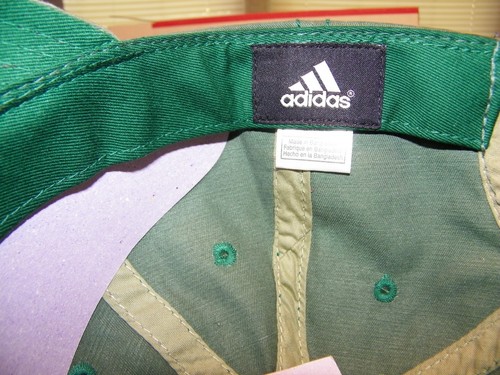 MIAMI HURRICANES ADIDAS CAP HAT NCAA WASHED OUT ARMY LOOK GREEN EMBROIDERED NWT - 第 7/7 張圖片