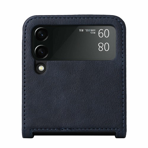 Custodia ibrida in pelle antiurto per Samsung Galaxy Z Flip 3 5G - Foto 34 di 48