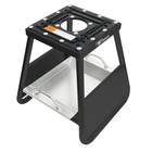 Pit Posse Motorcycle Panel ID Stand w/ Removable Tray Motocross Dirt Bike Black