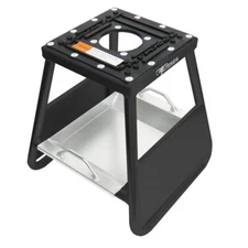 Pit Posse Motorcycle Panel ID Stand w/ Removable Tray Motocross Dirt Bike Black