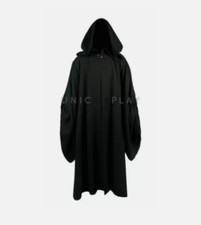 Star Wars Emperor Palpatine Darth Sidious Robe Cosplay Costume Black Cloak