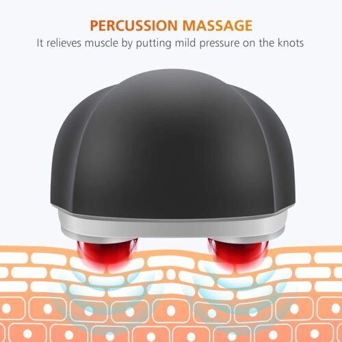 wiederaufladbares Handheld-Massagegerät für Nacken, Rücken, Schulter Schmerzlind - Bild 4 von 6
