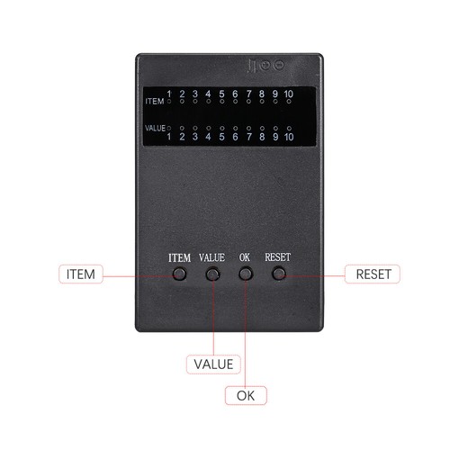 TARJETA DE PROGRAMACIÓN HOBBYFANS PARA GOOLRC SIN ESCOBILLAS ESC 25A 35A 60A 80A 120A C1G0 - Imagen 5 de 8
