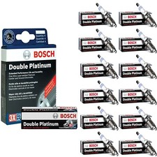 12 Spark Plugs Bosch Double Platinum For 1994-1999 MERCEDES-BENZ S600 V12-6.0L