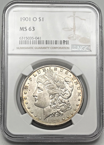 1901-O Morgan Silver $1 Dollar, NGC MS63 - BETTER IN HAND!