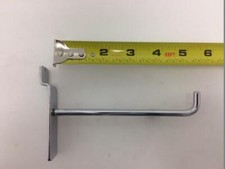 5" Chrome Slatwall Hooks 25-Pack C5U-25