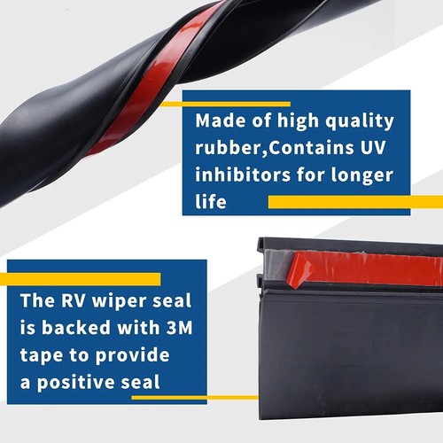 1/2"x2.75"x35' RV Slide Out Seal Base Trailer Weather Stripping Accessories USA - Picture 4 of 10