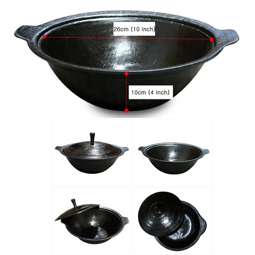 Gusseisen Topf Dutch Oven für Gasherd IH Induktion Leinöl vorgewürzt - Bild 6 von 7