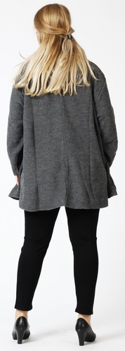 Akh Lagenlook Unique Forme Jumper Gris Foncé Extérieur De Taille Cloche Boucle rHr8qSWB