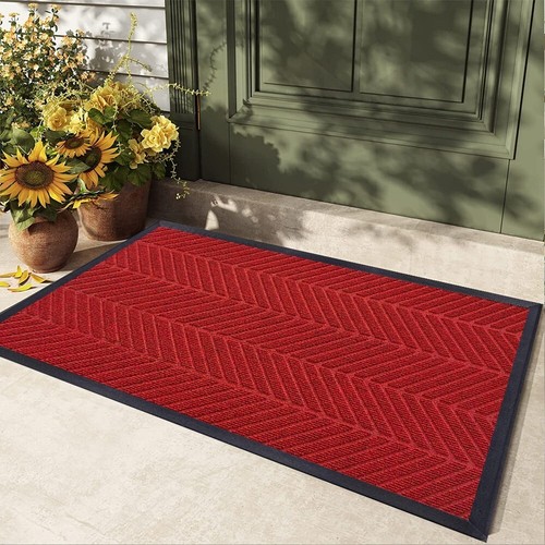 Barrier Mat Entrance Door Mat Heavy Duty Non Slip Dirt Trapper Rubber Back Rugs - Picture 2 of 38