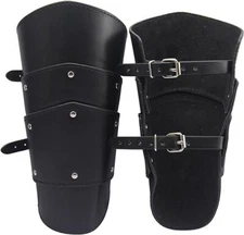 Leather Gauntlet Wristband Wrist Armor Leather Bracers Medieval Vambrace Archery