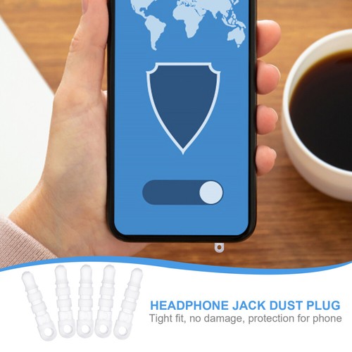 100 Pcs Dust Plug for Headphone Jack Clear Audio Baby Earphone - Zdjęcie 12 z 12