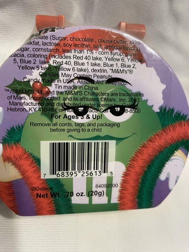 2er Set - M&M's Dose Mini Weihnachten Brotdose versiegelt Neu mit Etikett von 2003 Galerie - Bild 4 von 12