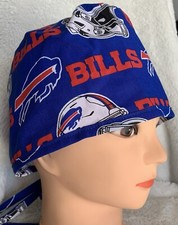 Adult Unisex Surgical Hat Buffalo Bills Nurse Hat Veterinary Cap 