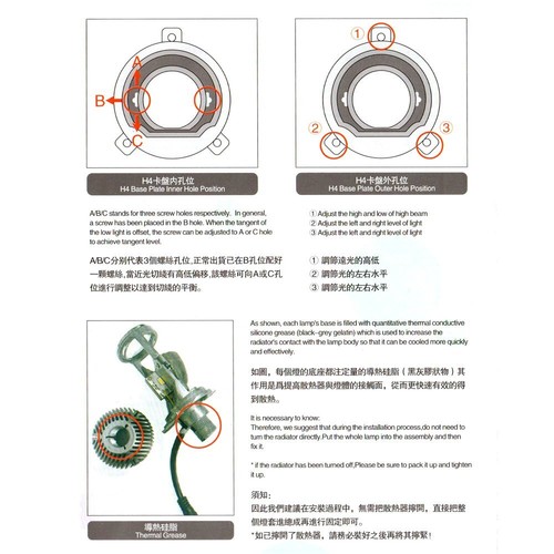 H4 Mini Bi-LED Projector 1.5 inch Headlight Lens 60W Headlamp Retrofit DIY 9003 - Foto 9 di 9
