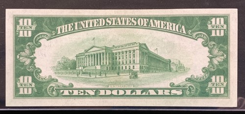 1928 A $10 FRN PCGS AU55 FR. 2001-L San Francisco # Seal! s/n L07769057A Mr. C - Picture 4 of 5