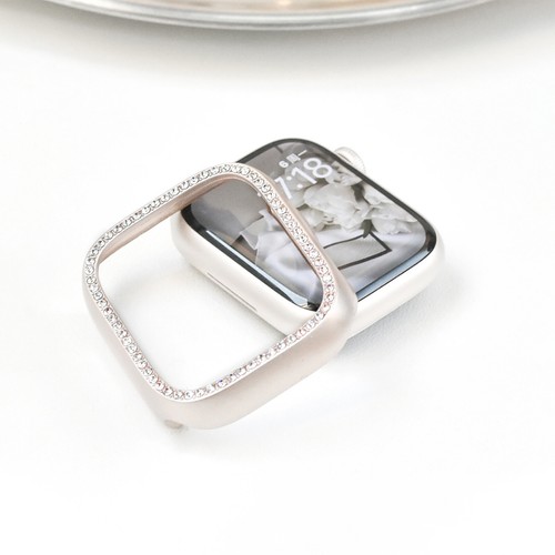 Fr Apple Watch 9 8 7 6 5 4 SE 45/44/42/41/40mm Glitter Diamond iWatch Bling Case - Picture 3 of 16