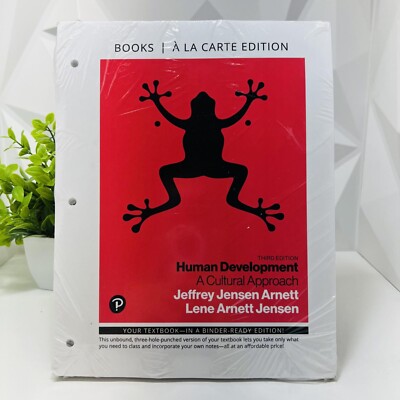 Pearson Human Development: A Cultural Approach 3rd Edition A La Carte Edition